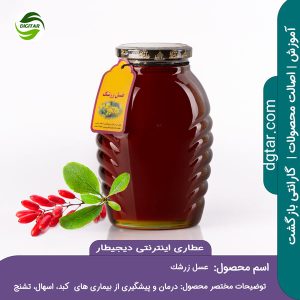 آموزش کامل خواص عسل زرشک + خرید اینترنتی از عطاری اینترنتی دیجیطار (www.dgtar.com)