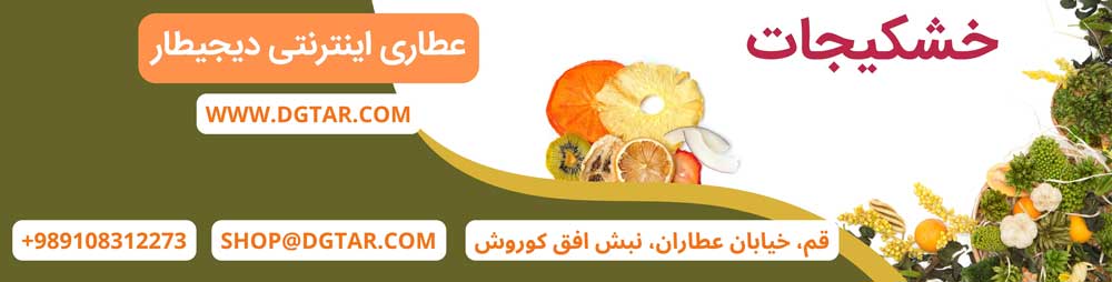 بنر توضیحات بخش دسته خشکیجات سبزی و میوه در عطاری اینترنتی دیجیطار